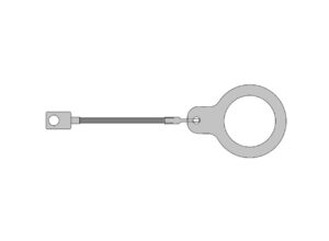 Cable and Ring Cattle Rail