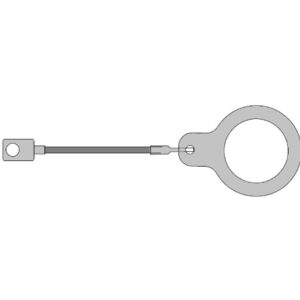 Cable and Ring Cattle Rail